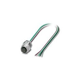 1 pcs : 1671108 - Circular Metric Connectors M12 BLHD PLG 5P W/CB
