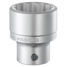1 pcs - Facom 3/4 in Drive 27mm Standard Socket, 12 point, 52.5 mm Overall Length