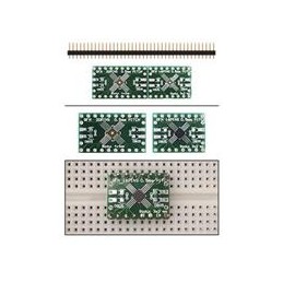 1 pcs : 204-0016-01 - PCBs & Breadboards .5mm Pitch 16/20 Pin QFP/QFN Adapter