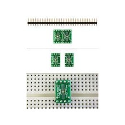 1 pcs : 204-0021-01 - PCBs & Breadboards 0.5mm Pitch 8 Pin DFN to DIP adapter