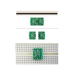 1 pcs : 204-0022-01 - PCBs & Breadboards 0.5mm Pitch 10 Pin DFN to DIP adapter