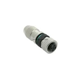 1 pcs : 21031122405 - Circular Metric Connectors M12 A-code 4pin female, HARAX/IDC, unshielded, AWG24/7-20, for cable 2.9-5.1mm