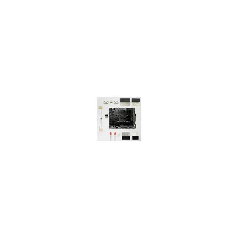 1 pcs : 206-0007-02 - Component Kits 0.5mm Pitch SOIC Surface Mount Prototyping shield for Arduino (With Components)