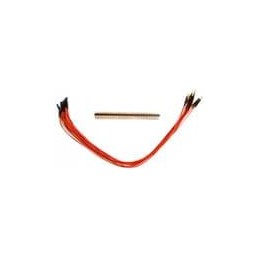 1 pcs : 920-0090-01 - Jumper Wires Qty 10 9' Male-Fem Jumpers & 40 headers
