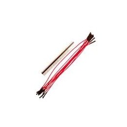1 pcs : 920-0104-01 - Jumper Wires QTY 10 7' RED FEMALE JUMPERS/40 HDRS