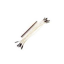 1 pcs : 920-0105-01 - Jumper Wires QTY 10 7' WHT FEMALE JUMPERS/40 HDRS