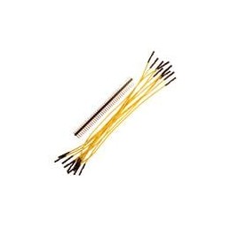 1 pcs : 920-0107-01 - Jumper Wires QTY 10 7' YLW FEM JUMPERS/40 HDRS