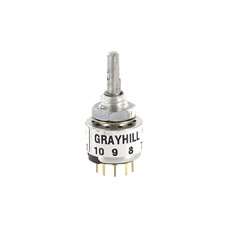 1 pcs - Grayhill DP10T Rotary Switch