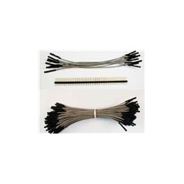 1 pcs : 920-0180-01 - Jumper Wires Qty. 10 5' BLK FEM Jumpers/40 Headers