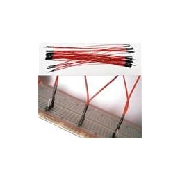 1 pcs : 920-0194-50 - Jumper Wires Qty 50 Red Daisy Chain Fem Jumper