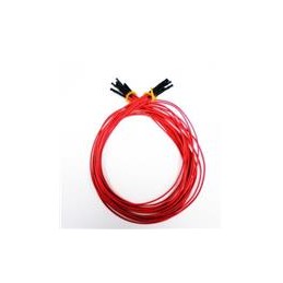 1 pcs : 920-0202-01 - Jumper Wires Qty 10 24in Female Red Jumpers w/header