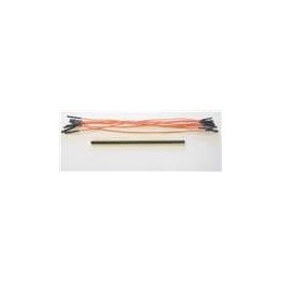 1 pcs : 920-0210-01 - Jumper Wires 10 Pk 7in FEM ORG Jumpers with 40 Hdrs