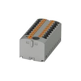 10 pcs : 3273474 - DIN Rail Terminal Blocks PTFIX 6/6X2,5-G BK 2.5mm2 w/6mm2 feedin