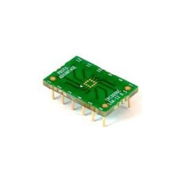 1 pcs : IPC0096C - PCBs & Breadboards LGA-12 to DIP-12 SMT Adapter (0.5 mm pitch, 2.0 x 2.0 mm body) Compact Series
