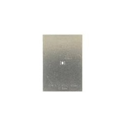 1 pcs : IPC0243-S - Other Tools DFN-6 (0.8 mm pitch, 2.45 x 2.45 mm body) Stainless Steel Stencil