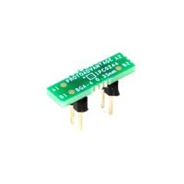 1 pcs : IPC0244 - PCBs & Breadboards BGA-4 to DIP-4 SMT Adapter (0.35 mm pitch, 0.64 x 0.64 mm body)