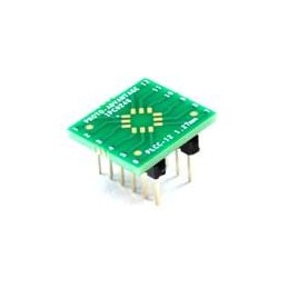1 pcs : IPC0248 - PCBs & Breadboards PLCC-12 to DIP-12 SMT Adapter (1.27 mm pitch, 5 x 5 mm body)