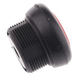 1 pcs - Schneider Electric Harmony XAC Series Red Front Mounting Push Button Head, 22mm Cutout, IP69