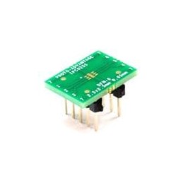 1 pcs : IPC0255 - PCBs & Breadboards DFN-6 to DIP-10 SMT Adapter (0.65 mm pitch, 2.5 x 2.5 mm body)