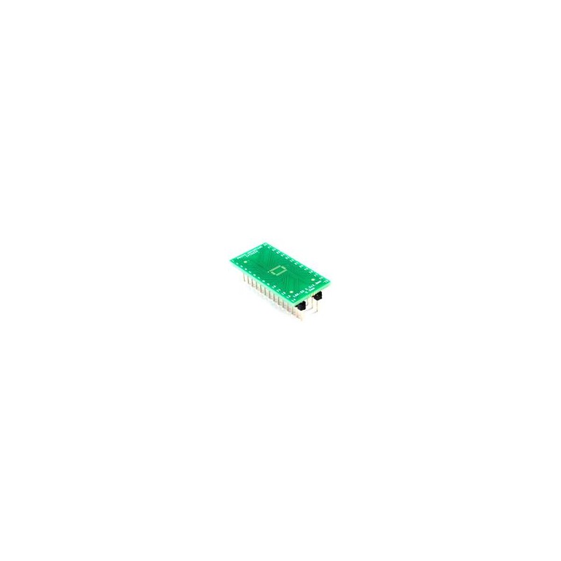 1 pcs : IPC0256 - PCBs & Breadboards LGA-28 to DIP-28 SMT Adapter (0.5 mm pitch, 5.2 x 3.8 mm body)
