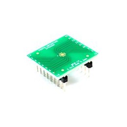 1 pcs : IPC0258 - PCBs & Breadboards WQFN-14 (510BR) to DIP-18 SMT Adapter (0.5 mm pitch, 2.5 x 2.5 mm body)