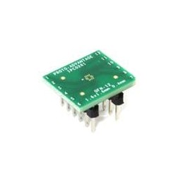 1 pcs : IPC0261 - PCBs & Breadboards QFN-12 to DIP-12 SMT Adapter (0.4 mm pitch, 1.6 x 1.6 mm body)