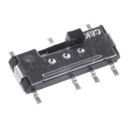 1 pcs - C & K PCB Slide Switch DP3T On-On-On 100 mA Slide