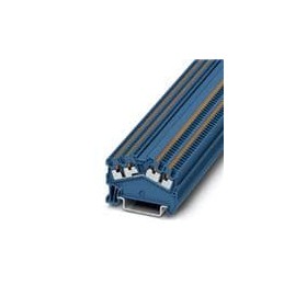 1 pcs : 3214631 - DIN Rail Terminal Blocks PTS 1,5/S-QUATTRO BU