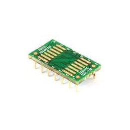 1 pcs : PA0004C - PCBs & Breadboards SOIC-14 to DIP-14 SMT Adapter (1.27 mm pitch, 300 mil body) Compact Series