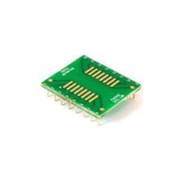 1 pcs : PA0006C - PCBs & Breadboards SOIC-16 to DIP-16 SMT Adapter (1.27 mm pitch, 600 mil body) Compact Series