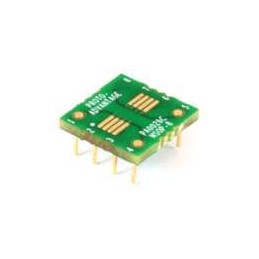 1 pcs : PA0026C - PCBs & Breadboards uMAX-8/uSOP-8/MSOP-8 to DIP-8 SMT Adapter (0.65 mm pitch) Compact Series