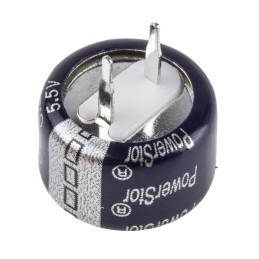 1 pcs - Eaton 0.22F Supercapacitor -20 - +80% Tolerance, 5.5V dc, Through Hole