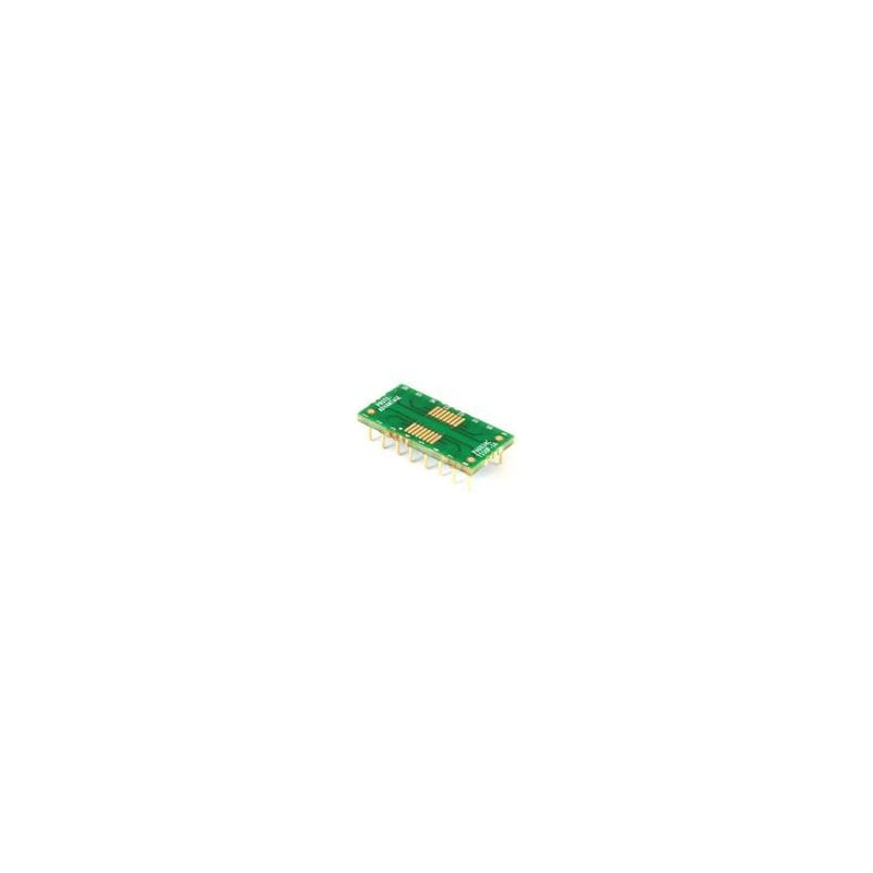 1 pcs : PA0034C - PCBs & Breadboards TSSOP-16 to DIP-16 SMT Adapter (0.65 mm pitch) Compact Series
