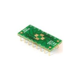 1 pcs : PA0061C - PCBs & Breadboards QFN-16 to DIP-16 SMT Adapter (0.5 mm pitch, 3 x 3 mm body) Compact Series