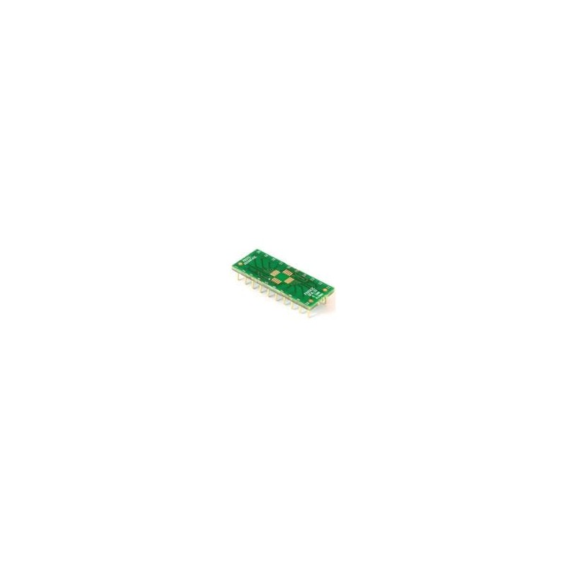 1 pcs : PA0063C - PCBs & Breadboards QFN-20 to DIP-20 SMT Adapter (0.5 mm pitch, 4 x 4 mm body) Compact Series