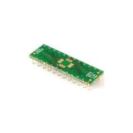 1 pcs : PA0064C - PCBs & Breadboards QFN-24-THIN to DIP-24 SMT Adapter (0.5 mm pitch, 4 x 4 mm body) Compact Series