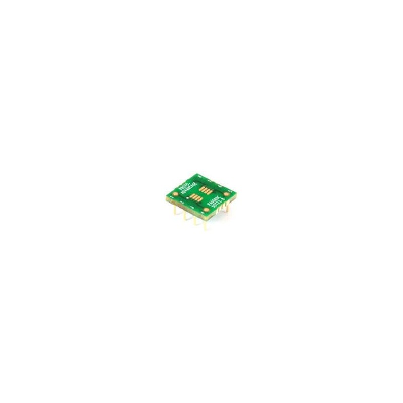 1 pcs : PA0089C - PCBs & Breadboards SOT23-8/TSOT-8 to DIP-8 SMT Adapter (0.65 mm pitch) Compact Series