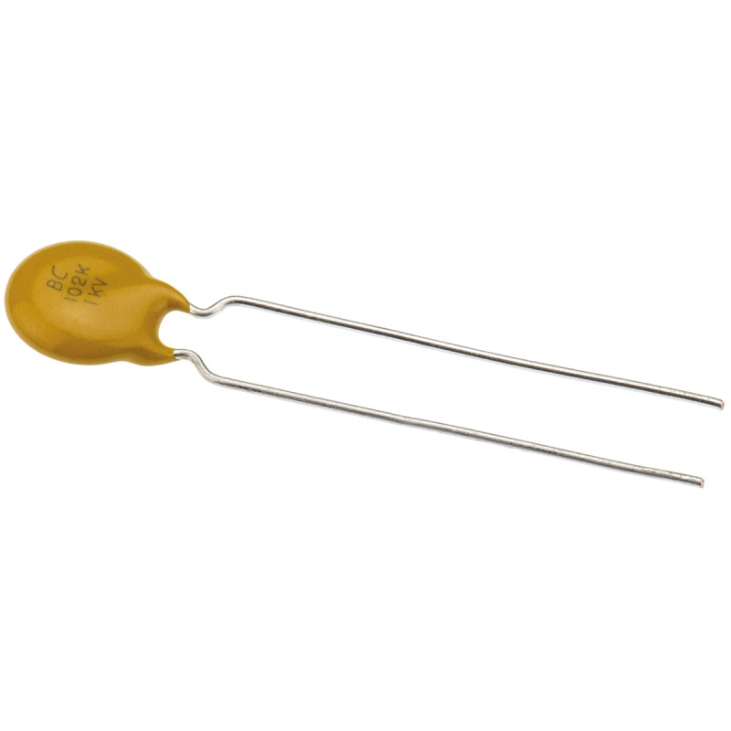 250 pcs - Vishay Single Layer Ceramic Capacitor (SLCC) 1nF 1kV dc ±10% S3N Dielectric, F, Through Hole +125°C Max Op. Temp.