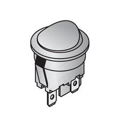 1 pcs : RRA22H3BBGLN - Rocker Switches SPST ON-OFF 10A GRN