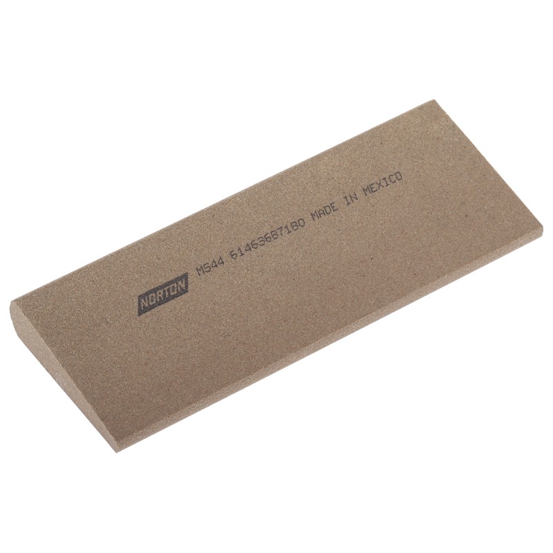 1 pcs - Norton Medium Round Edge Sharpening Stone, 114mm x 44mm x 12.7mm