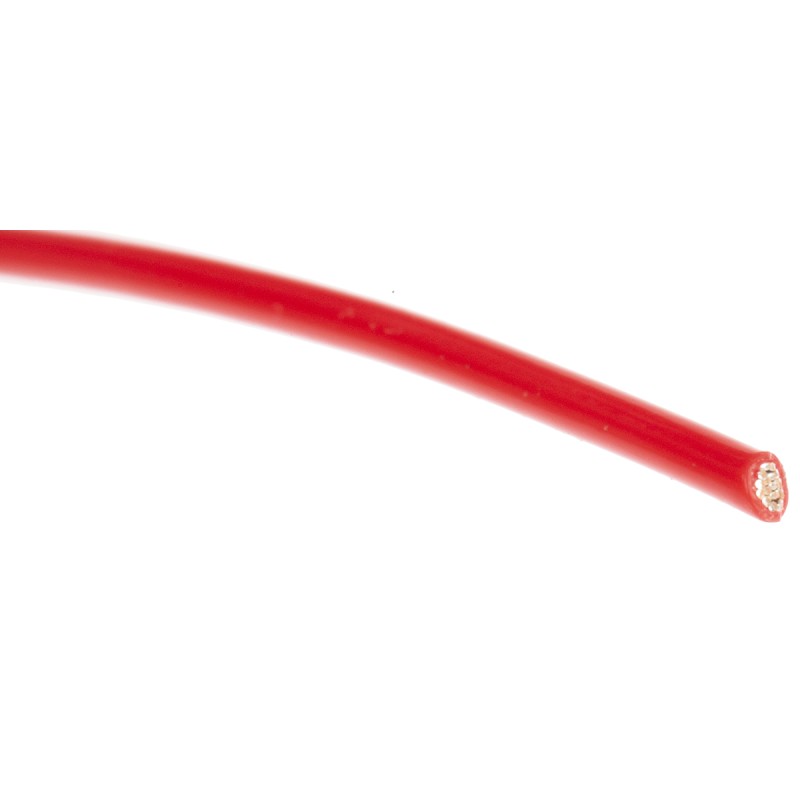1 Reel of 100 M - RS PRO Red 0.6 mm² Hook Up Wire, 20 AWG, 19/0.2 mm, 100m, PTFE Insulation