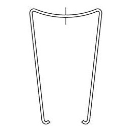 10 pcs : PYMJN-S - Relay Sockets & Fixings MJN HOLD DOWN CLIP (HDB-8)