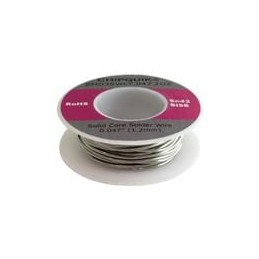 1 pcs : SMD3SWLT.047 2OZ - Solder Sn42/Bi58 .047' Solder Wire 2oz Spool