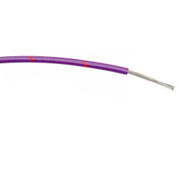 1 Reel of 100 M - RS PRO Red/Violet 0.22 mm² Hook Up Wire, 7/0.2 mm, 100m, PVC Insulation