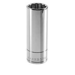 1 pcs - Facom 3/8 in Drive 9mm Deep Socket, 12 point, 55 mm Overall Length