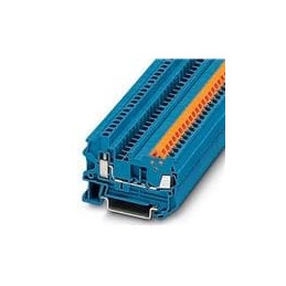 10 pcs : 3050028 - DIN Rail Terminal Blocks QTCU 1.5 BU