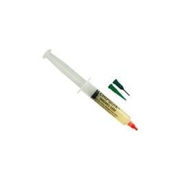 1 pcs : SMD491-10M - Soldering Flux ROL0 No-Clean Halogen-Free Tack Flux in 10cc/10g Luer Lock Manual Syringe w/tips