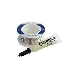 1 pcs : SMDIN52SN48 - Solder Indium Solder Wire (In52/Sn48) 0.031' diameter - 10 ft with 2cc SMD291 flux