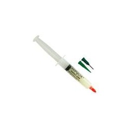 1 pcs : SMDLT-10M - Soldering Flux REL0 No-Clean Low-Temp Tack Flux in 10cc/10g Luer Lock Manual Syringe w/tips