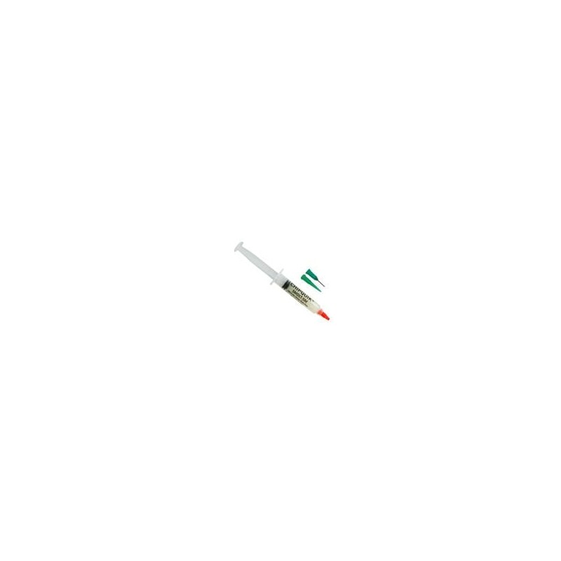 1 pcs : SMDLT-5M - Soldering Flux REL0 No-Clean Low-Temp Tack Flux in 5cc/5g Luer Lock Manual Syringe w/tips